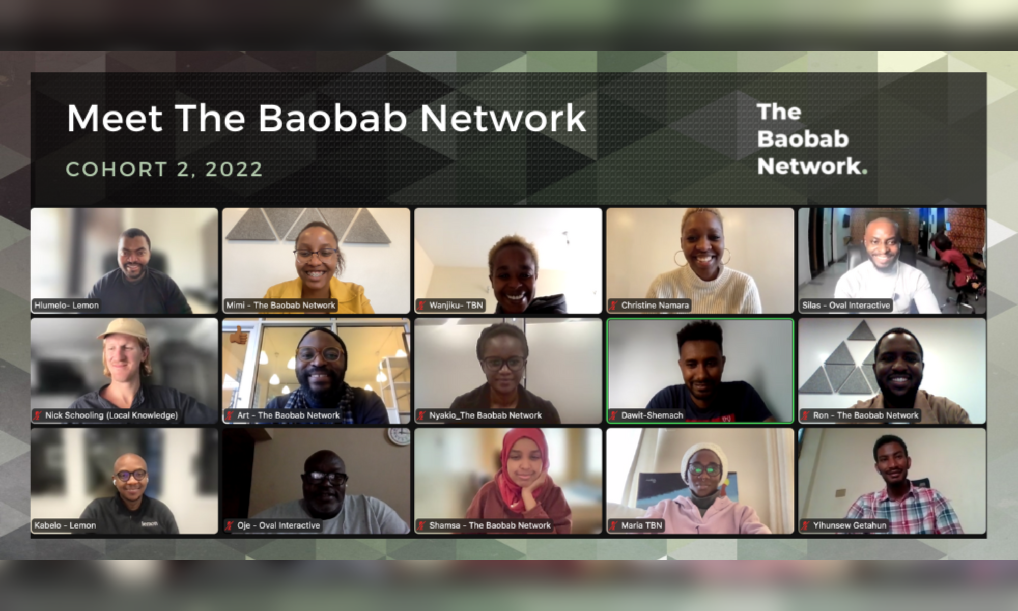 The Baobab Network Cohort 2 2022