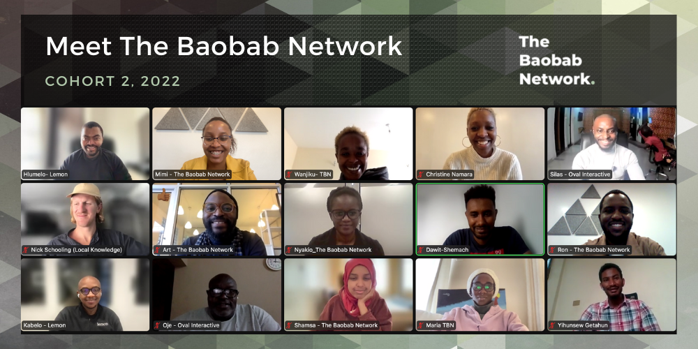 The Baobab Network backs 4 new startups Cohort 2 2022